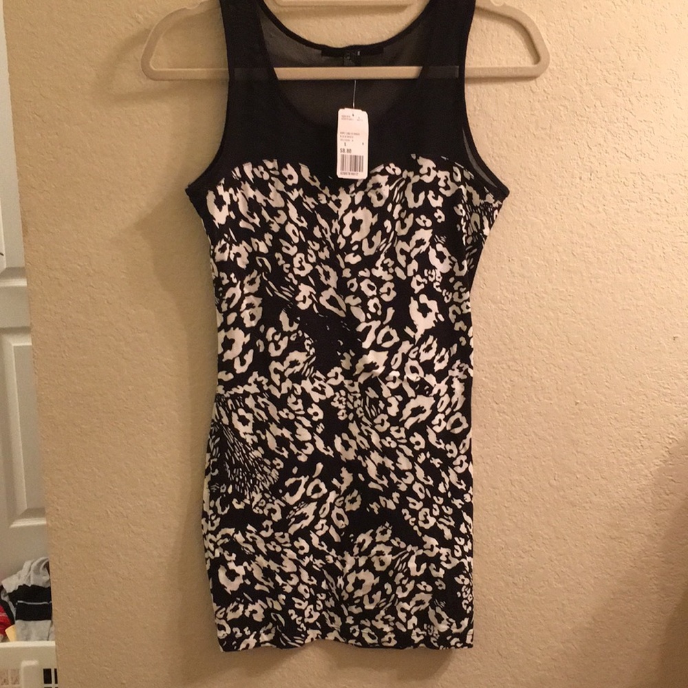 Black and white dress